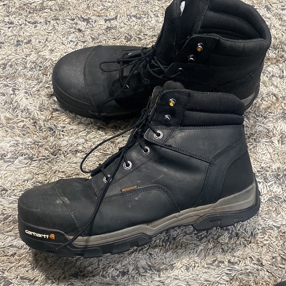 Carhartt GROUND FORCE WATERPROOF 6" COMPOSITE TOE WORK BOOT sz 15 Wide b… - Picture 4 of 8